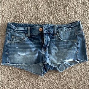 Denim shorts